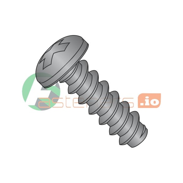 Newport Fasteners Self-Drilling Screw, #6 x 3/8 in, Black Oxide Steel Pan Head Phillips Drive, 10000 PK 929084 - main